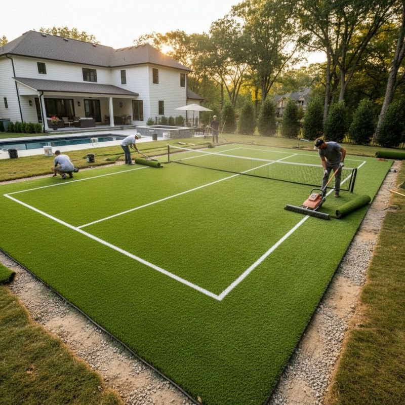 Backyard Sports Turf Installation: Creating A Bocce Ball Or Pickleball Court At Home